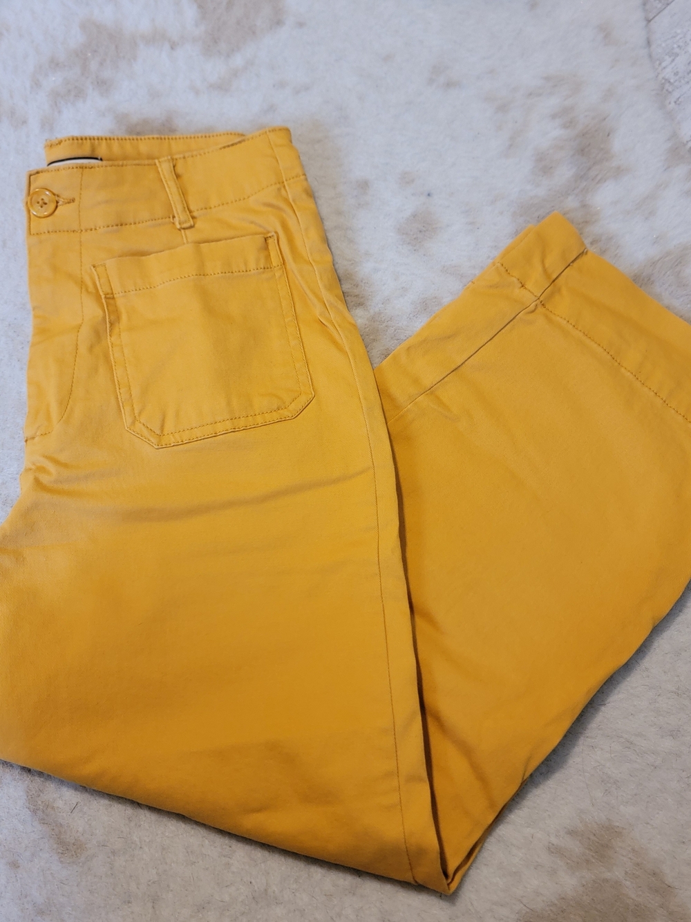 Women’s Mustard Yellow High-Waist Jeans